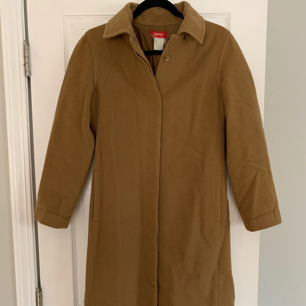 Vintage ESPRIT camel coat GVC-XS/S
